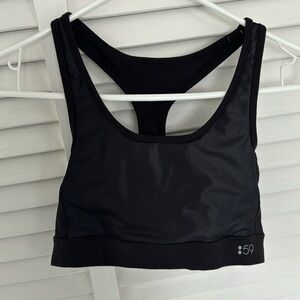 Splits59 Black Metal Sports Bra